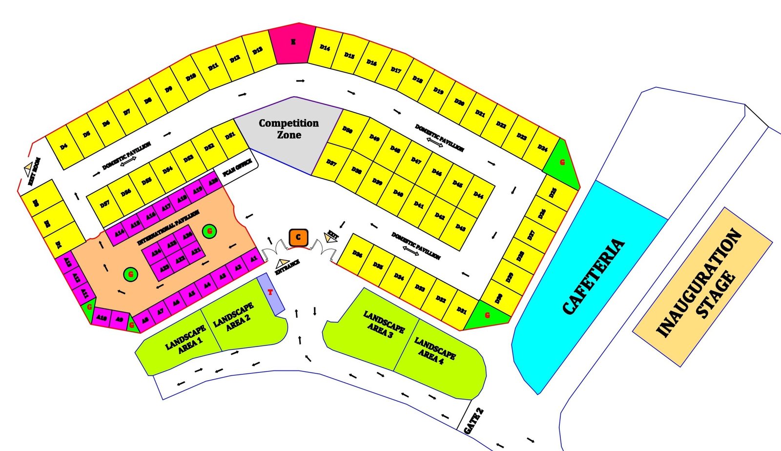 Exhibition Hall Plan